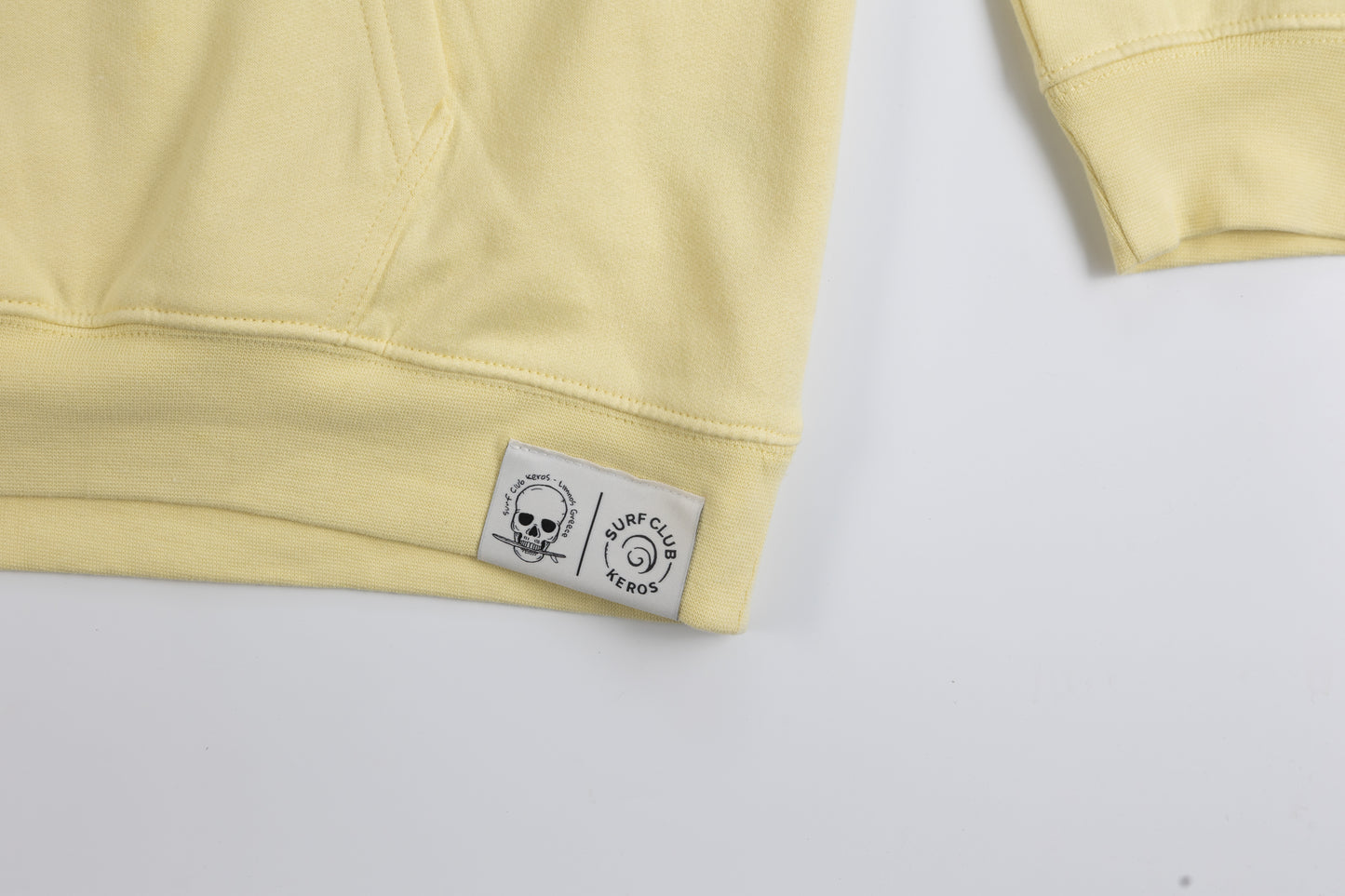 KIDS HOODIE FUNKY WAVE YELLOW