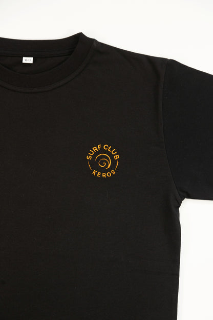 KIDS T-SHIRT FUNKY WAVE BLACK