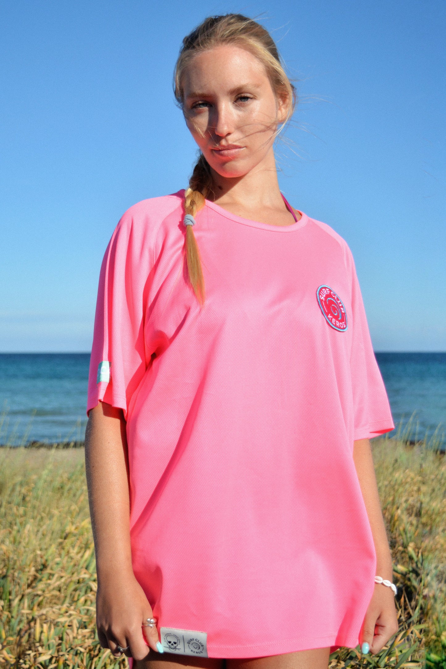 Water Tee 26 Neon Pink