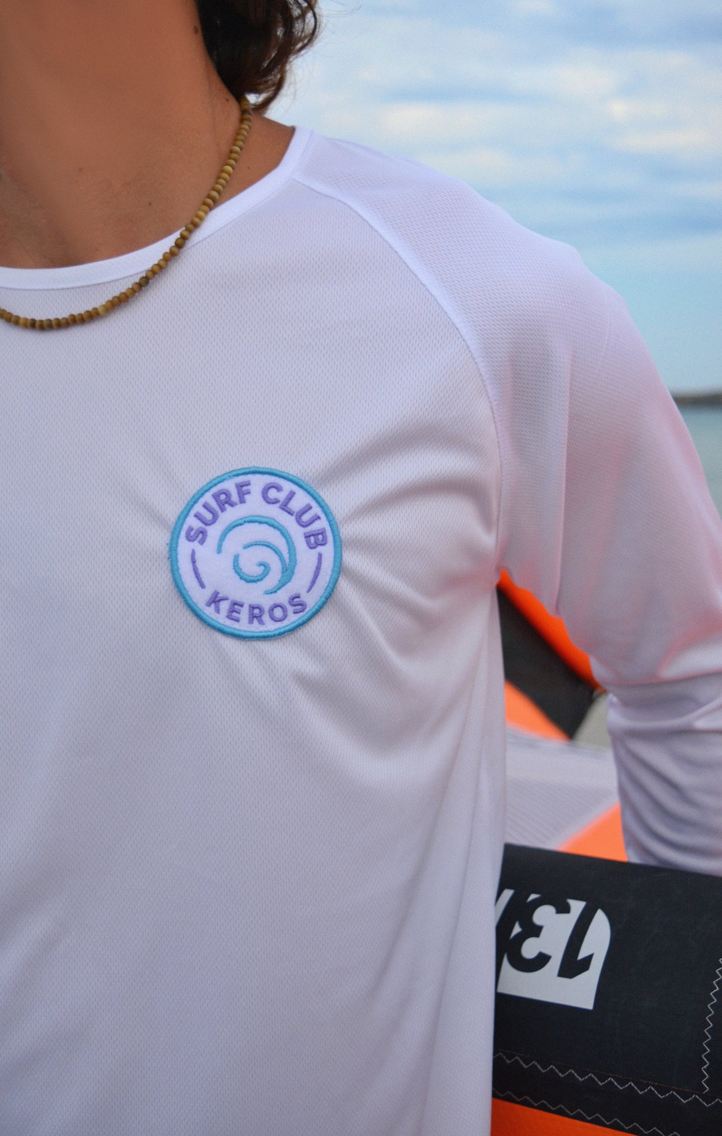 Water Long Sleeve Tee 26 White