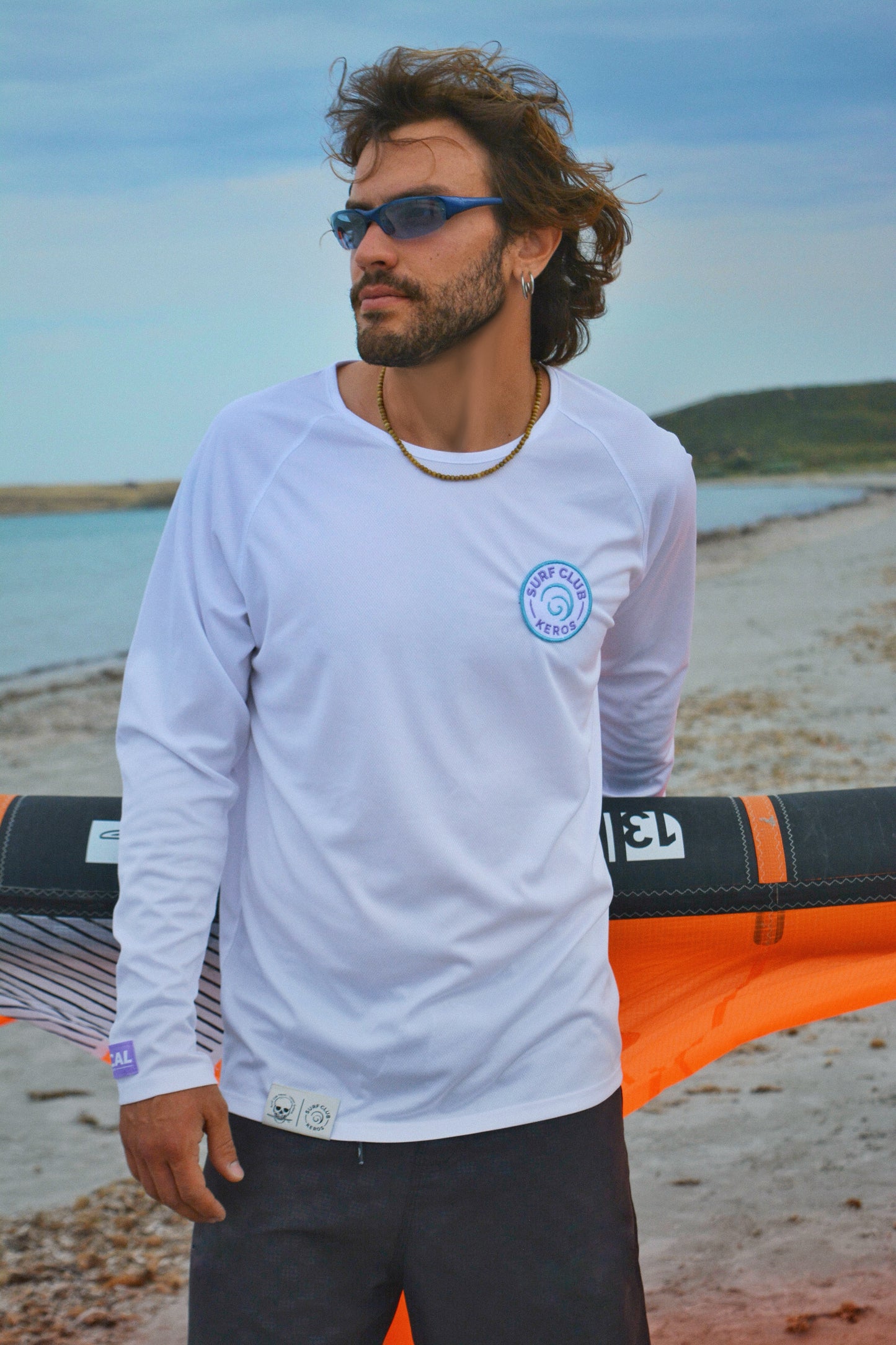 Water Long Sleeve Tee 26 White