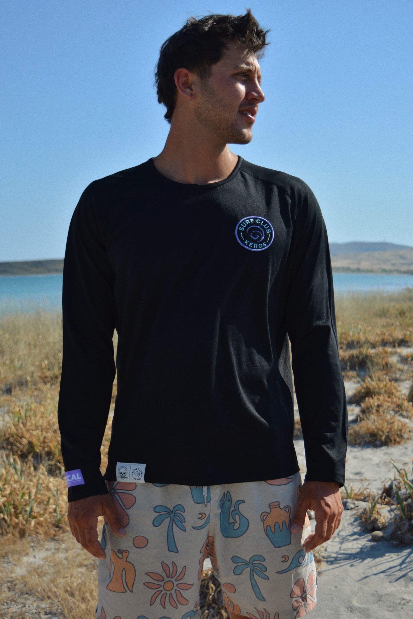 Water Long Sleeve Tee 26 Black