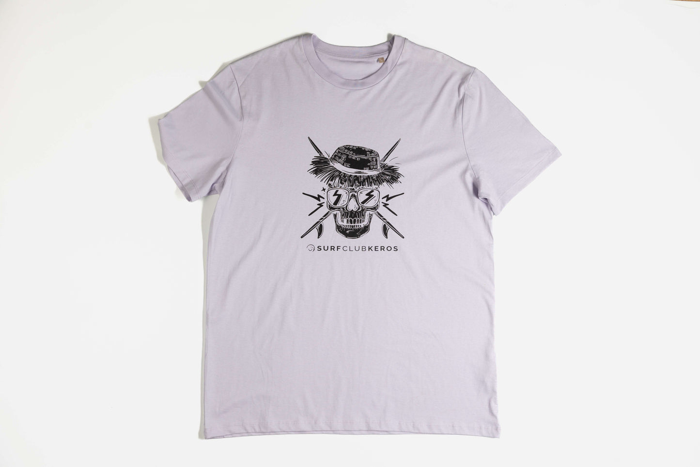 T-SHIRT SKULL LILAC, BLACK