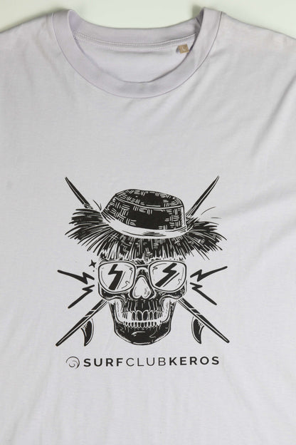 T-SHIRT SKULL LILAC, BLACK