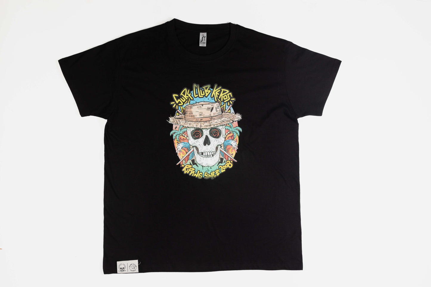 T-SHIRT RIPPER SKULL BLACK, MULTICO