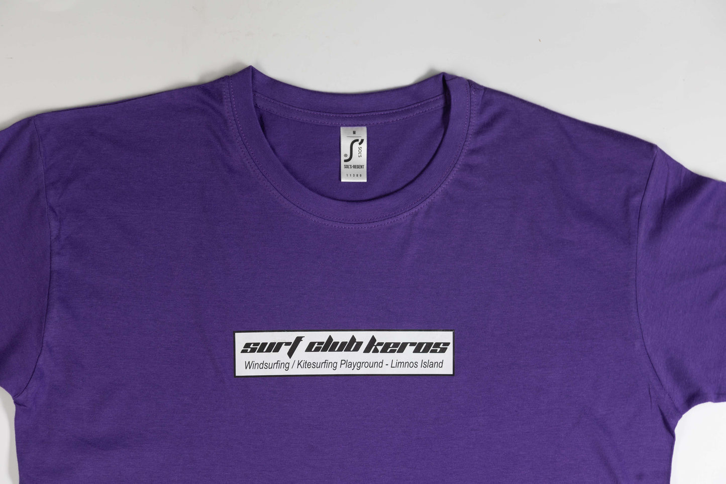 T-SHIRT RETRO DARK PURPLE