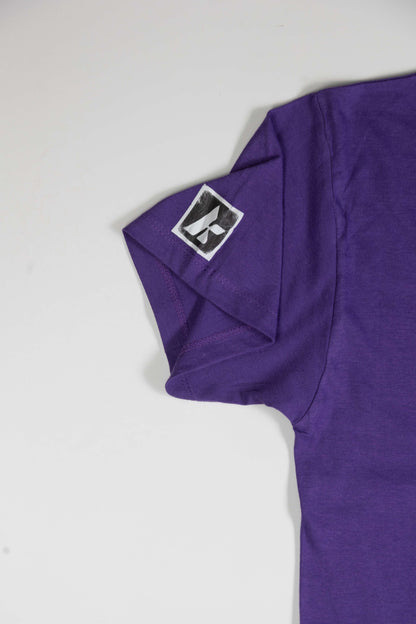T-SHIRT RETRO DARK PURPLE