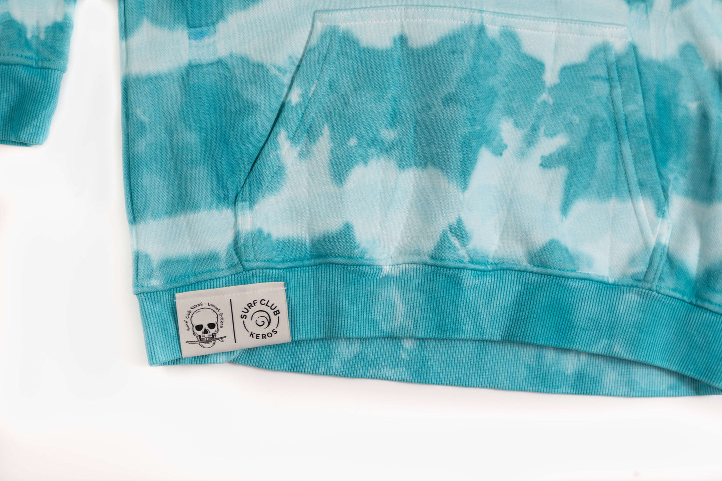 KIDS HOODIE FUNKY WAVE TIE DYE