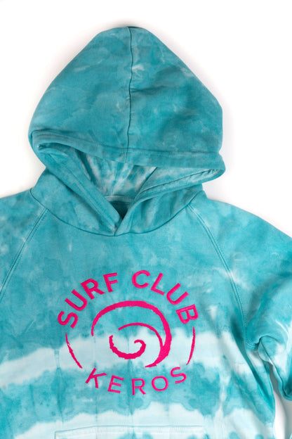 KIDS HOODIE FUNKY WAVE TIE DYE