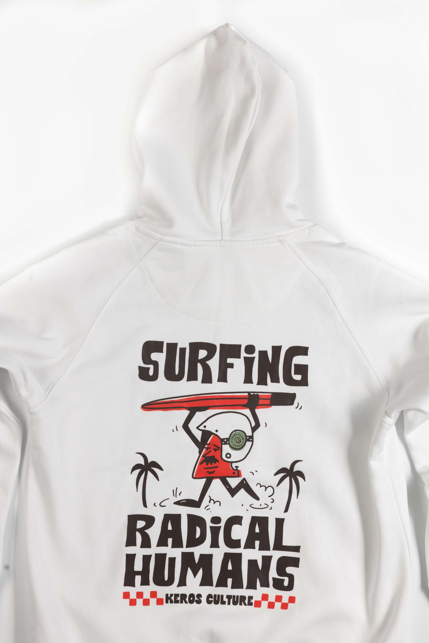 KIDS HOODIE RADICAL SURFER WHITE