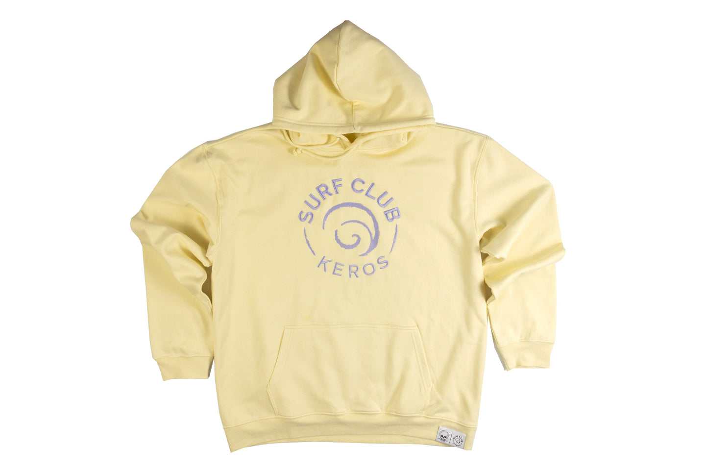 KIDS HOODIE FUNKY WAVE YELLOW